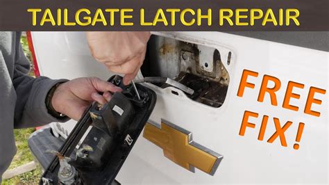 Chevy Silverado Tailgate Latchlock Repair Youtube