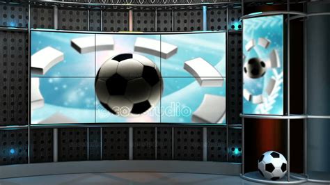 Sport Virtual Set Studio Tv Footage Background Youtube