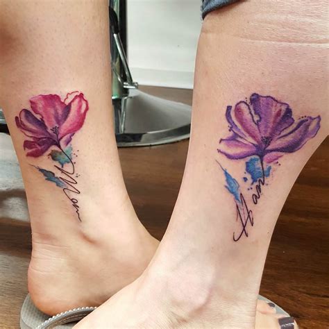 Couples pick surprise tattoos for each other. 85 Beautiful Mother-Daughter Tattoos And Their Meaning ...
