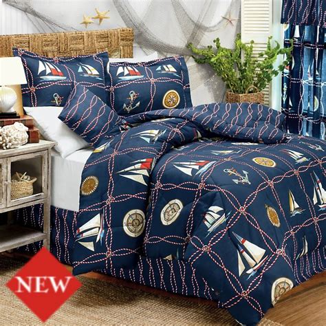 Sailboats Nautical Bedding Nautical Bedding Sets Blue Comforter Sets