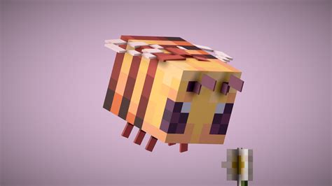 Minecraft Bee 🐝 Download Free 3d Model By Marina Vildanova Kittenpuff C9937e0 Sketchfab