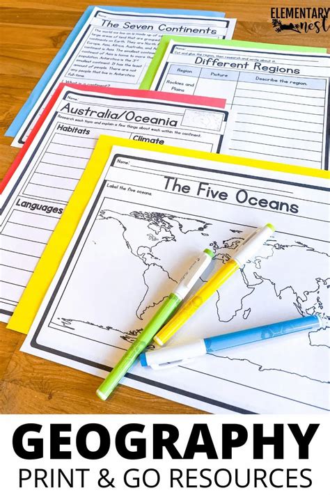 World Geography Activities For Kids In 2021 Geography Activities