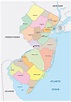 Mapas de Nueva Jersey - Atlas del Mundo