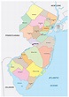 New Jersey State Map Printable