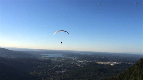 Paragliding From Poo Poo Point In Issaquah Washington Youtube