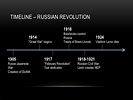 Week 3 - The Russian Revolution