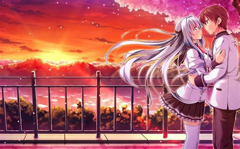Romantic Anime Wallpapers Top Free Romantic Anime Backgrounds Wallpaperaccess
