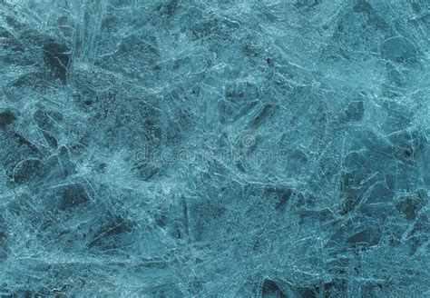 Texture Of Frozen And Split Ice On The Lake Stock Photo Image Of