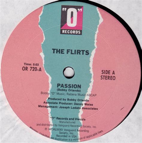 The Flirts Passion 1982 Vinyl Discogs