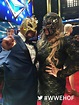 Emanuel (Kalisto) with his wife Abigail Rodriguez at WWE Hall Of Fame ...
