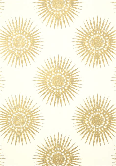 Bahia Metallic Gold On Cream T35143 Collection Graphic Resource From