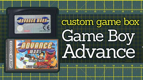 Custom Game Box Game Boy Advance Boxes Youtube