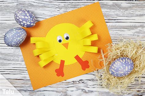 Sie sind allerdings viel schwieriger zu falten als die anderen tiere. Küken aus Papier basteln für Ostern | Bastelanleitung ...