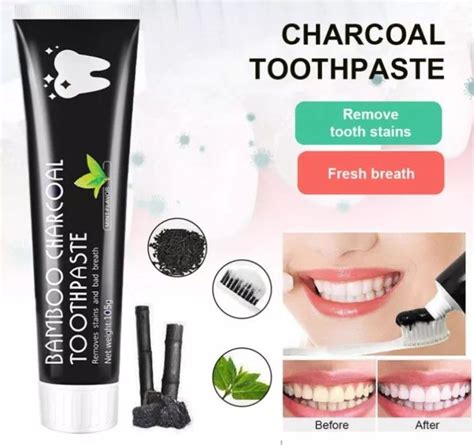 Bamboo Charcoal Teeth Whitening Black Toothpaste 105g Lazada Ph