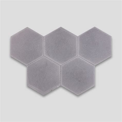 Hex Plain Shark Gray Encaustic Cement Tile Otto Tiles And Design