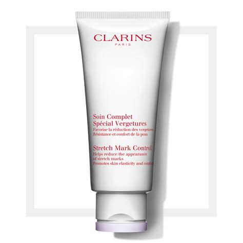 · clarins doesn't contain fragrance (fragrance sometimes choke or irritate some people). Stretch Mark Cream, Stretch Mark Control - Clarins ...