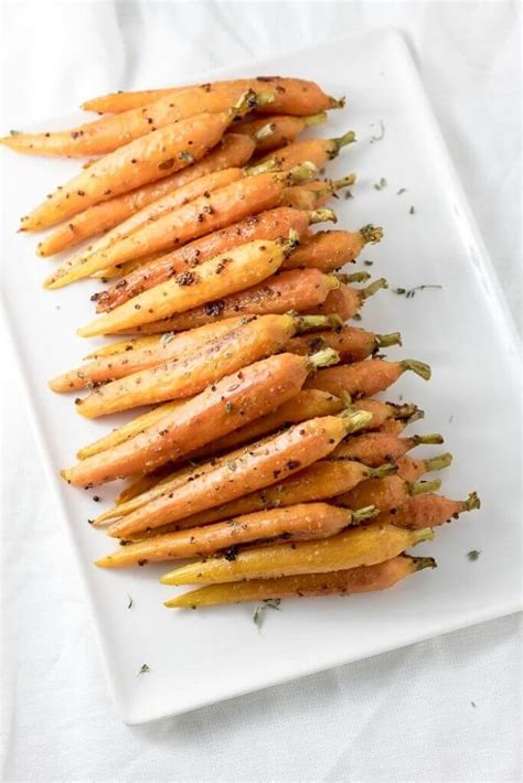 Oven Roasted Maple Glazed Carrots The In Fine Balance Food Blog