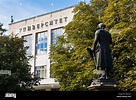 Denkmal von Immanuel Kant an der baltischen Universität, Kaliningrad ...