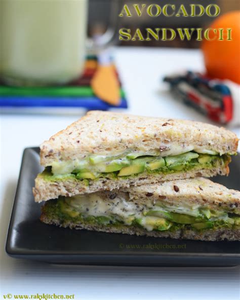 Avocado Cucumber Sandwich Recipe Raks Kitchen Indian Vegetarian Recipes