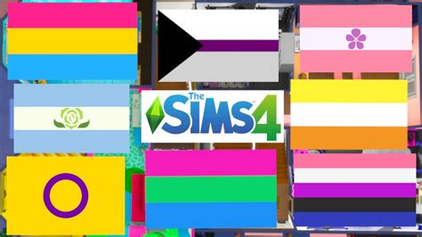 Every Room Is A Different Pride Flag With Cc Pride Flags Sims 4