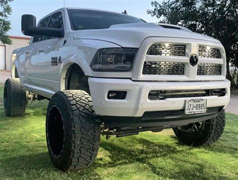 Meet The White Ghost Lifted 2017 Dodge Ram 2500 Laramie On 37s
