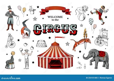 Vintage Circus Animal Images