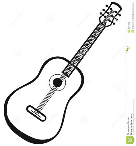 Guitar Outlines Clip Art Library