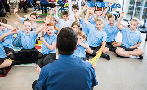 Education Uk Primary School Assembly Stock Photo Download Image Now