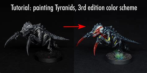Painting Tyranids 3rd Edition Color Scheme Link In Comments R