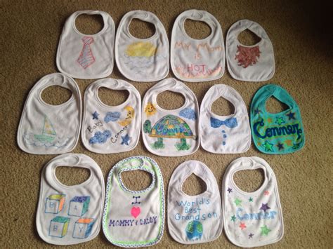 Decorate A Bib Baby Shower Activity Baby Shower Prizes Baby Shower