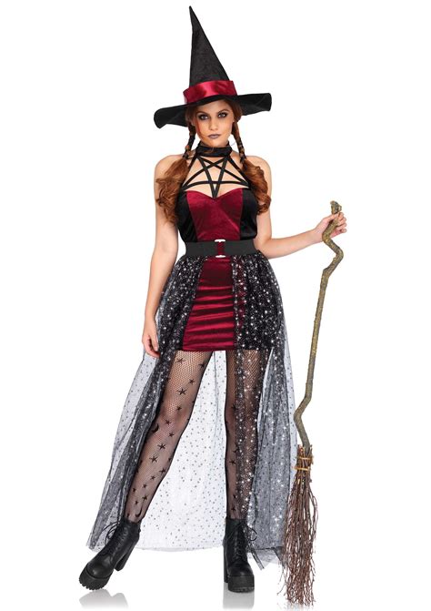 Leg Avenue Womens 3 PC Sexy Witch Halloween Costume Walmart