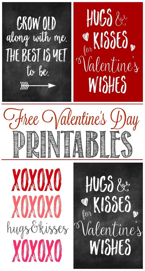 Printable Valentines Decorations