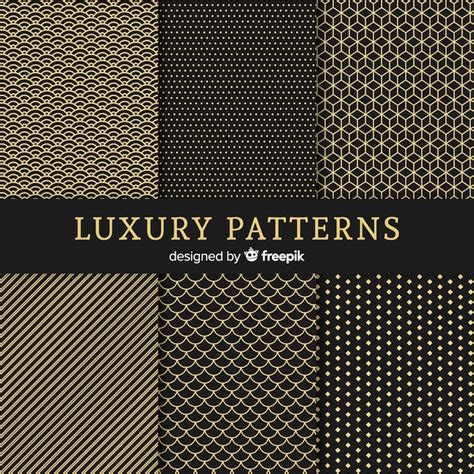 Premium Vector Geometric Luxury Pattern Collection
