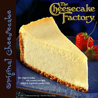 • please safeguard this ecard as it cannot be replaced if lost or stolen • the ecard does not expire or. Cheesecake Factory 9" Original Cheesecake - Sam's Club