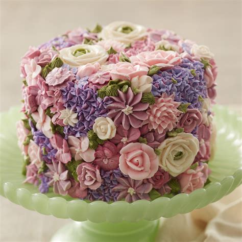 Blossoming Spring Flowers Cake Wilton