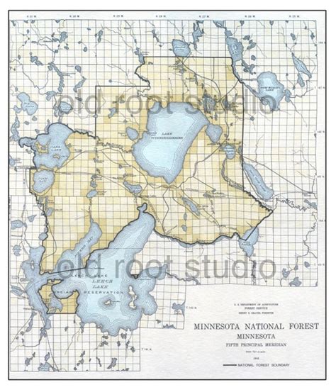 Map Of Northern Mn Lakes