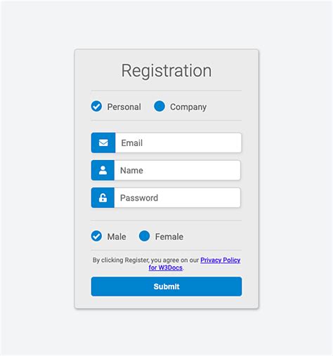 20 Registration Form Templates Examples Tools To Create Yourpng