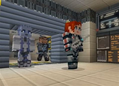 Minecraft Xbox 360 Edition Mass Effect Mash Up Texture Pack Launches