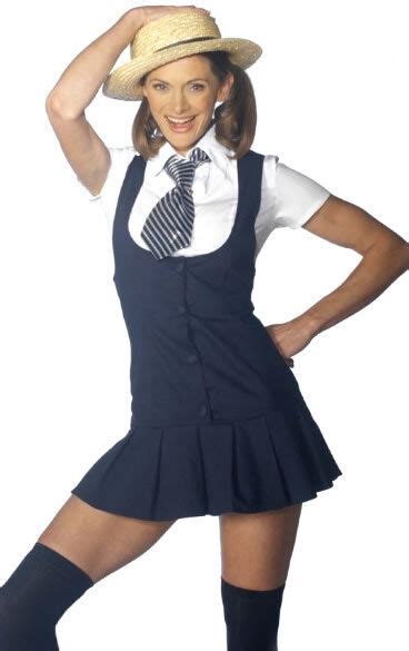 Sexy School Girl St Trinians Fancy Dress Outfit Costume Ebay