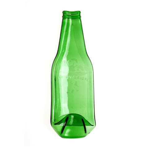 Small Green Beer Bottle Plate Lo Specchio Magico