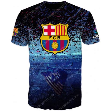 Special Edition Fc Barcelona Mes Que Un Club Full Printing Shirt