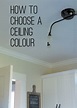 How to choose a ceiling colour | Colored ceiling, Paint colors for home ...