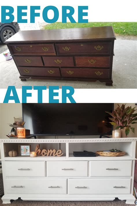 Do you think dresser tv stand diy appears to be like nice? amazing DIY dresser turned into a TV stand! Budget friendly way to transform your space with ...