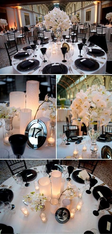Black Wedding Black And White Wedding Details And Decor 2002905 Weddbook