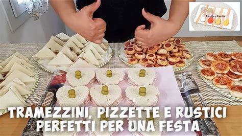 Tramezzini Pizzette E Rustici Buonissimi Delicious Sandwiches