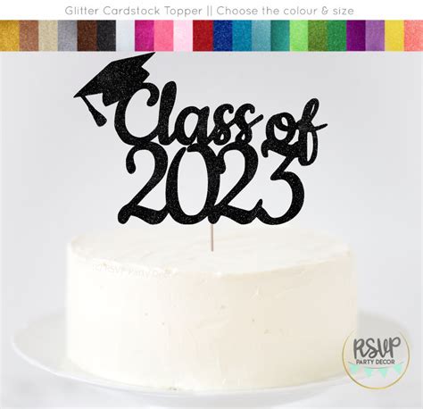 Clase De 2023 Cake Topper 2023 Graduation Cake Topper Etsy México