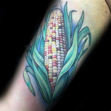 50 Corn Tattoo Ideas For Men Maize Designs