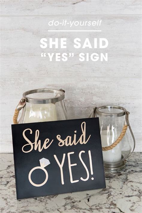 Byjocelyn mcdowell march 16, 2021. Don't Forget To Make A "She Said Yes" Sign For Your ...