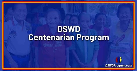 how to claim dswd centenarian program dswd program