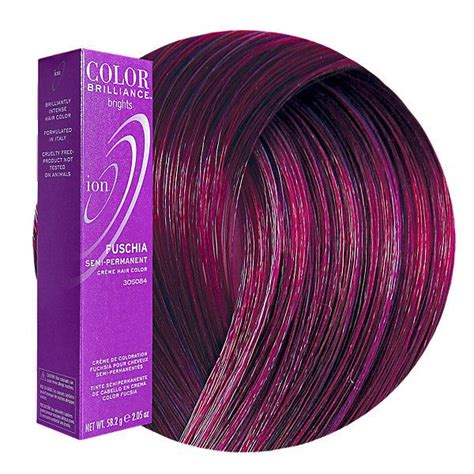 Fuchsia Color Brilliance Brights Semi Permanent Hair Color By Ion